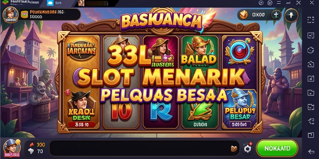 Tampilan permainan Slot 33L dengan grafis yang mengagumkan.