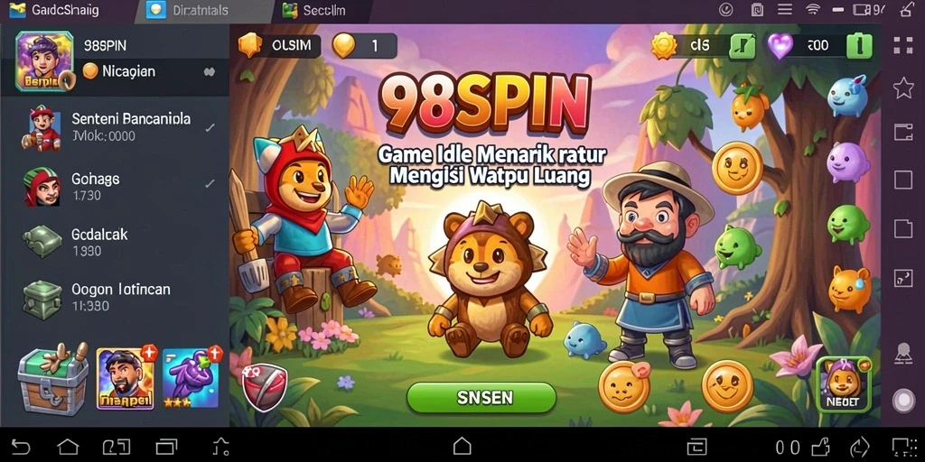 Tangkapan layar gameplay <strong>98SPIN</strong> yang menampilkan momen seru dan interaktif.