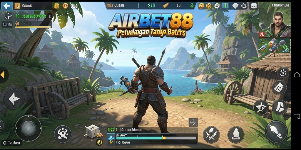 Tampilan penuh aksi dari AIRBET88 yang menampilkan eksplorasi dunia terbuka.