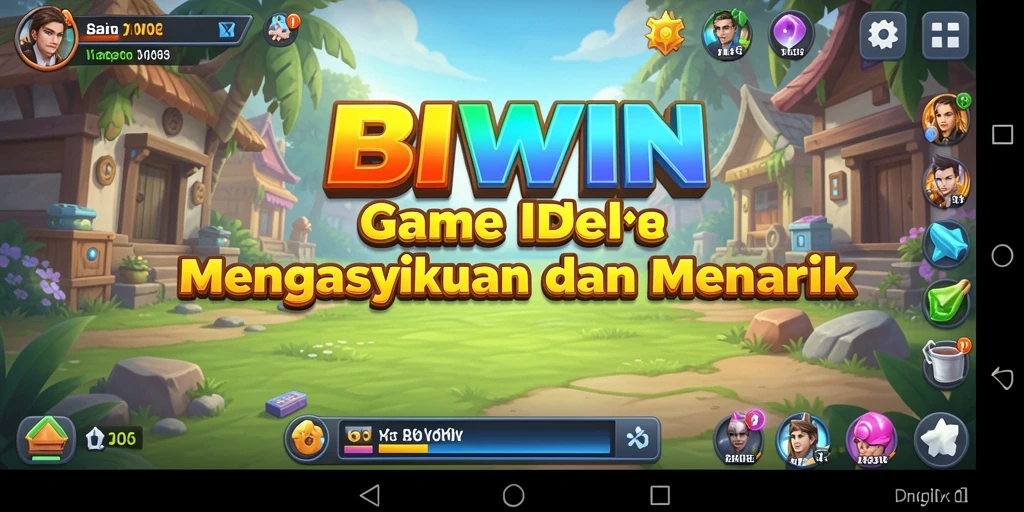 Tampilan gameplay <strong>BIWIN</strong> yang menawan dan penuh warna.