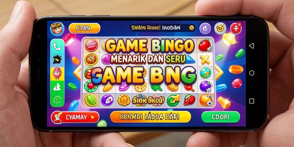 Tampilan gameplay seru di C789 dengan kartu Bingo yang menarik.