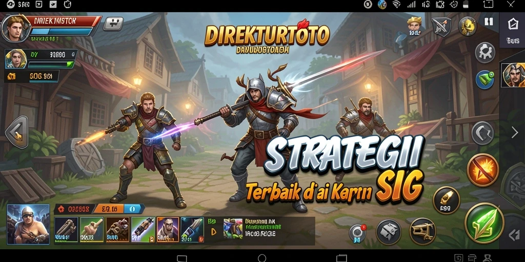 Tampilan gameplay seru dan strategi di DIREKTURTOTO.