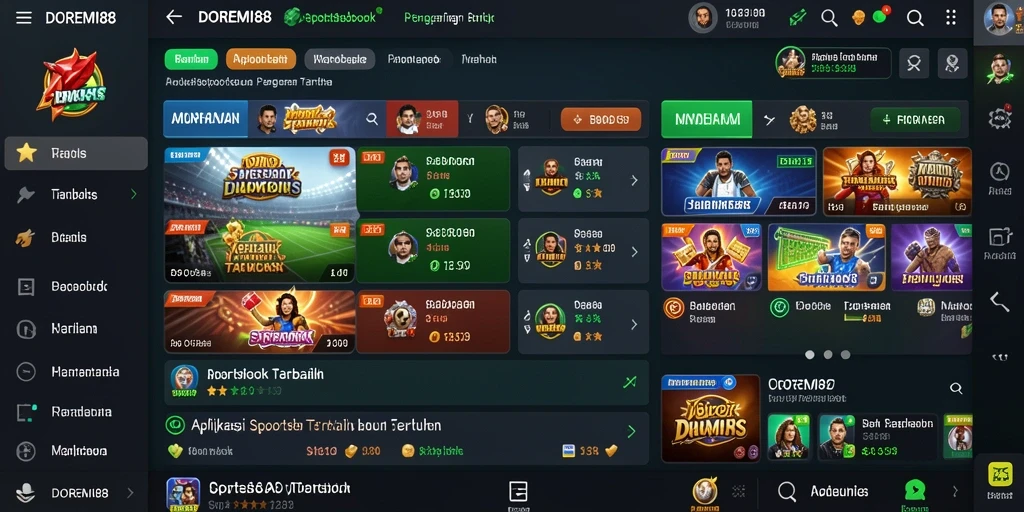 Tampilan DOREMI88 yang menarik dan fitur live betting yang dinamis.