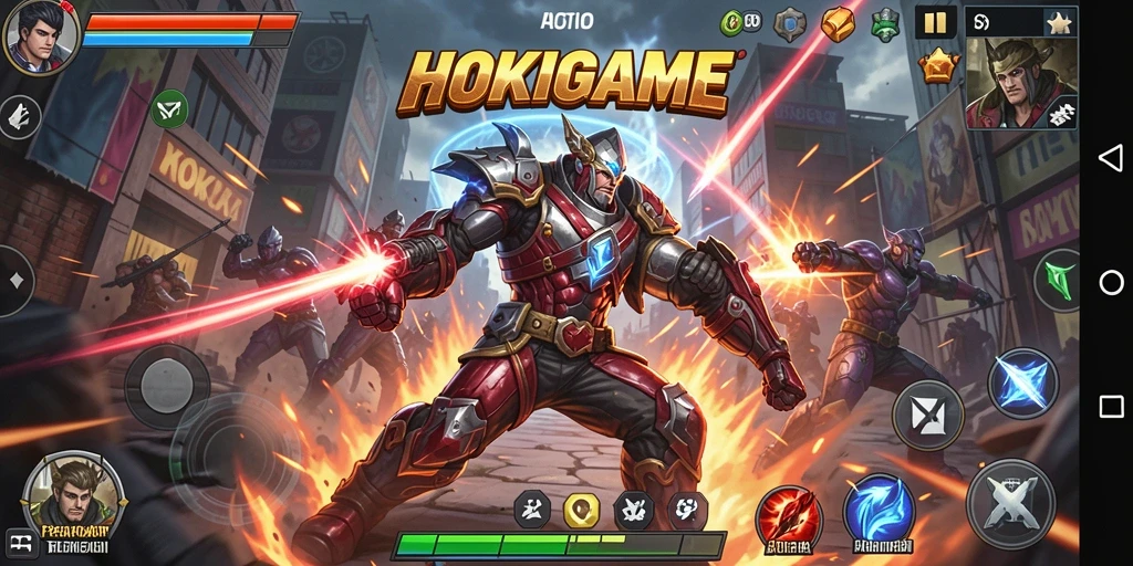 Tampilan menarik dari gameplay HOKIGAME dengan aksi seru.