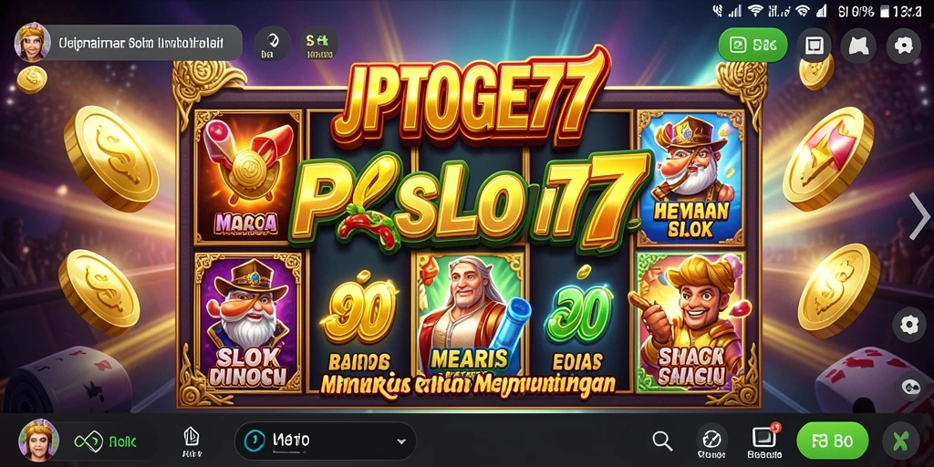 Gameplay menarik dari JPTOGEL77 dengan berbagai pilihan Slot.
