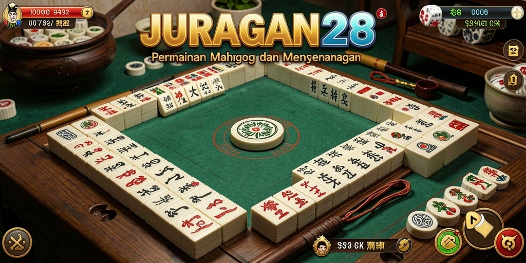 Tampilan utama gameplay JURAGAN28 yang menarik dan seru.