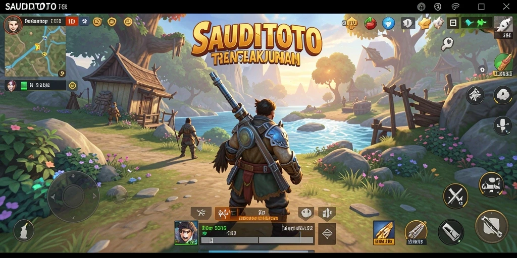 Tangkapan layar gameplay SAUDITOTO menampilkan aksi seru di dunia terbuka.