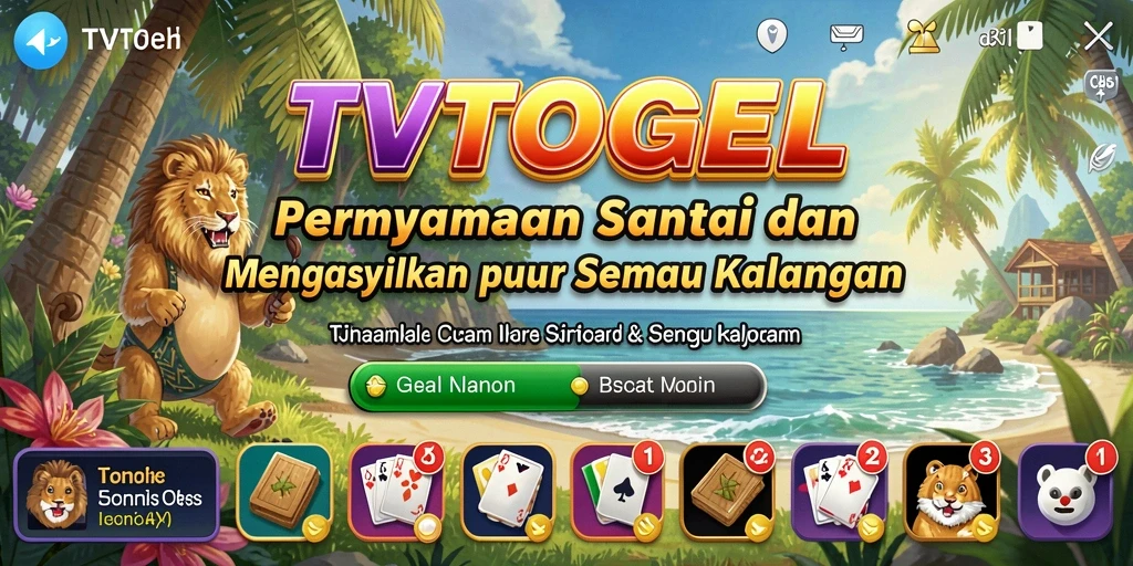 Screenshot gameplay TVTOGEL yang menampilkan keseruan permainan Casual.