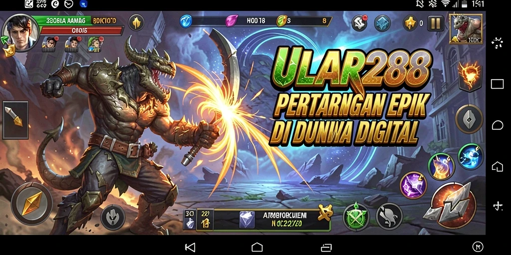 Tampilan gameplay Fighting yang mendebarkan di ULAR288.