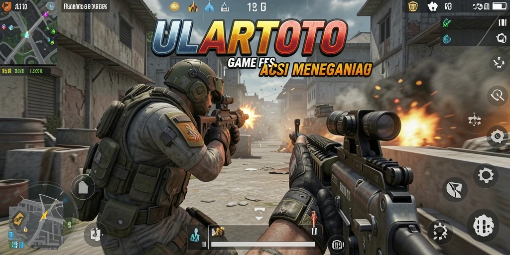 Tampilan gameplay ULARTOTO yang menegangkan dan penuh aksi.