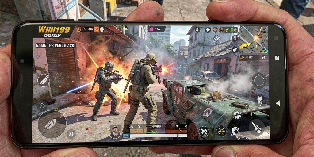 Tampilan gameplay seru dalam WIN199, penuh aksi dan strategi.