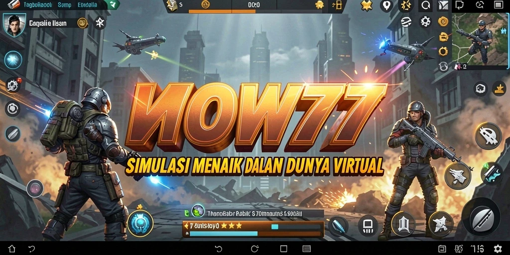Tangkapan layar gameplay WOW77 yang menunjukkan interaksi dalam simulasi.